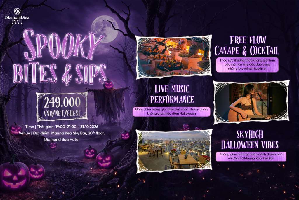 Tiệc Canape Halloween Spooky Bites & Sips