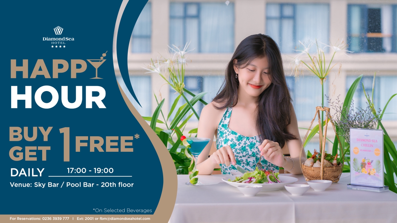 Happy Hour: Buy 1 Get 1 Free At Mauna Kea Skybar