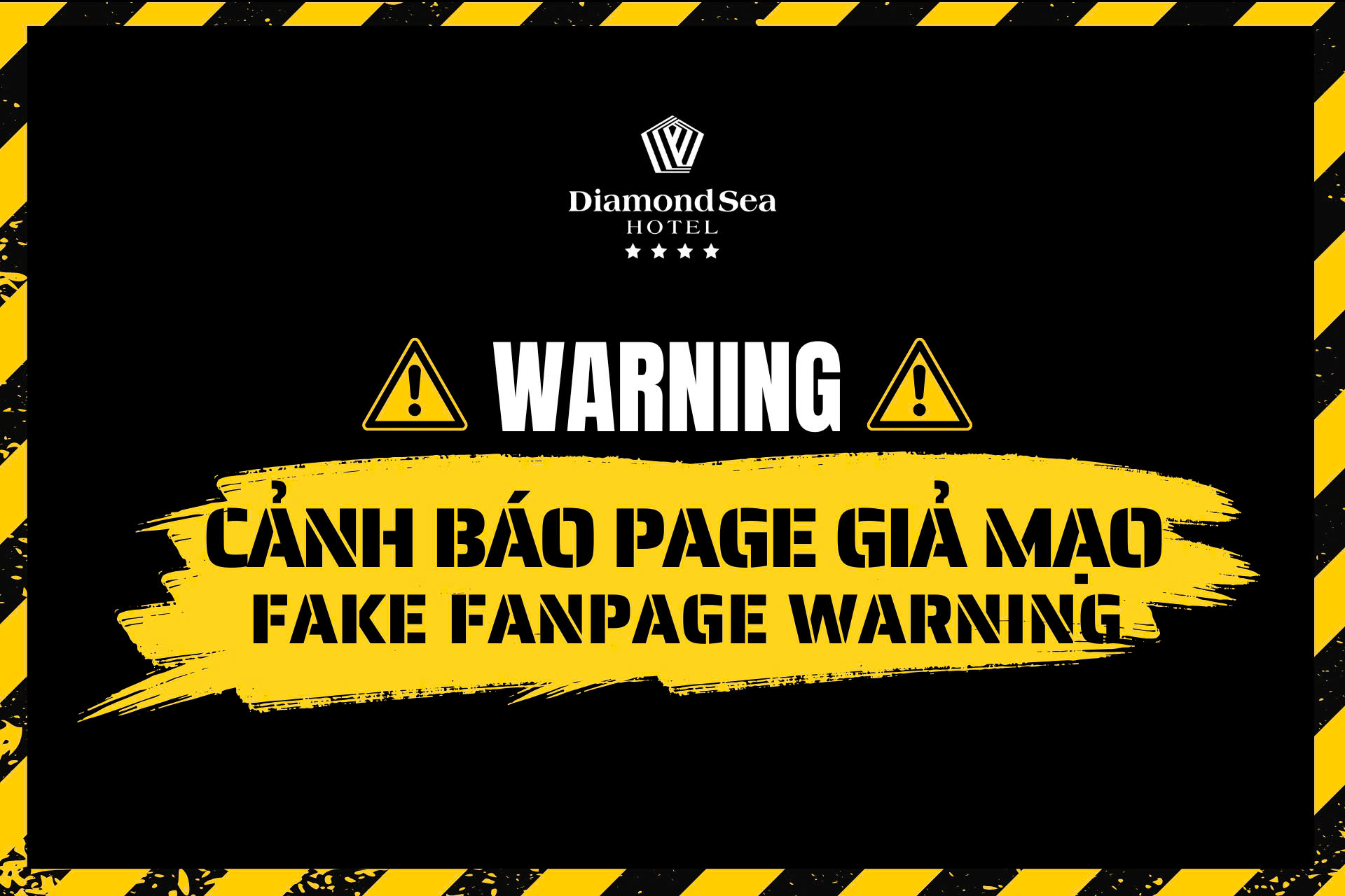 Warning: Fake Fanpage of Diamond Sea Hotel Danang